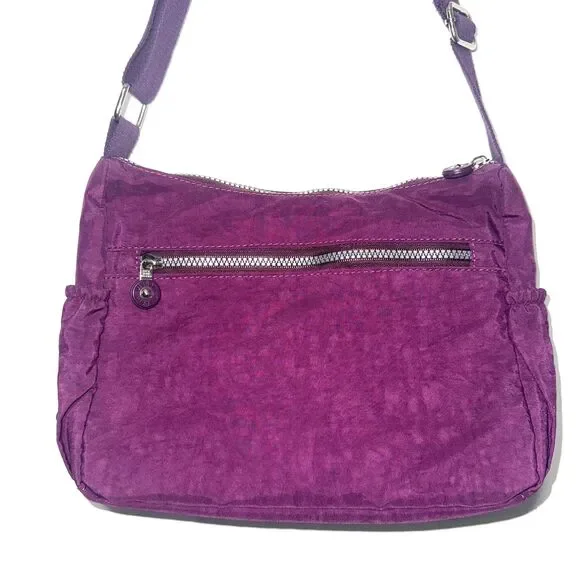 Jielshi Nylon Crossbody Bag - Purple - Picture 4 of 9
